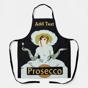 Prosecco Wine Design add text, Apron