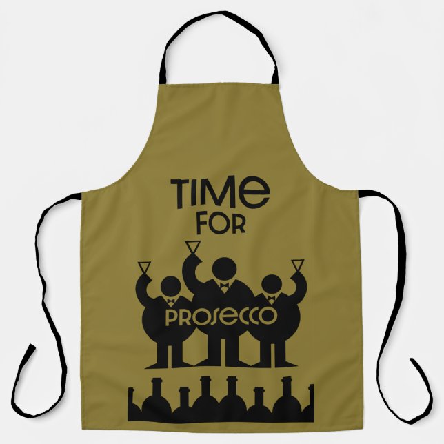 Prosecco Wine Drinkers Apron (Front)