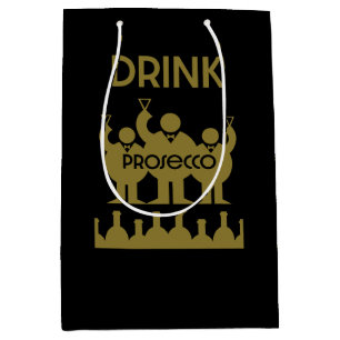 Prosecco Wine Drinkers Medium Gift Bag
