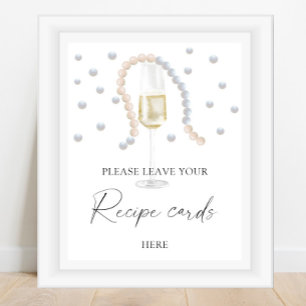 Prosecco - Your recipe card here Poster