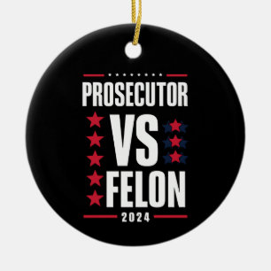 Prosecutor Vs Felon 2024 Ceramic Tree Decoration