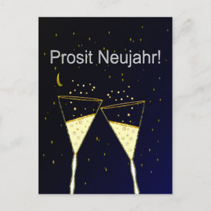 Prosit Neujahr Postcard