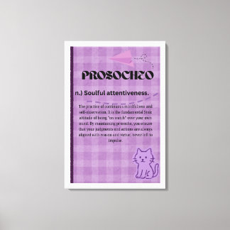 Prosocheo Canvas Print