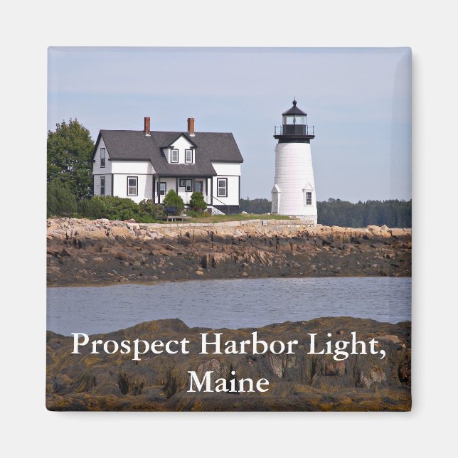 Prospect Harbour Light, Maine Magnet (Front)