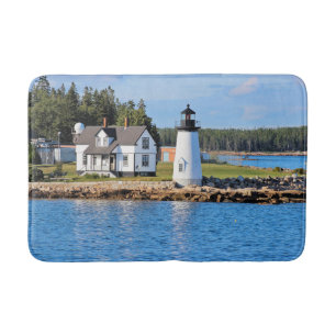Prospect Harbour Lighthouse, Maine Bath Mat