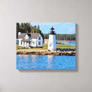 Prospect Harbour Lighthouse, Maine Canvas Print