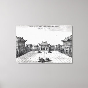Prospect of the Inner Court Canvas Print