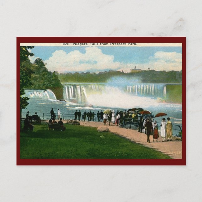 Prospect Park, Niagara Falls Vintage Postcard (Front)