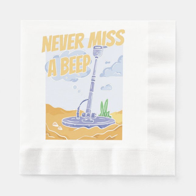 Prospecting Miner - Gems Mining Prospector  Napkin (Front)