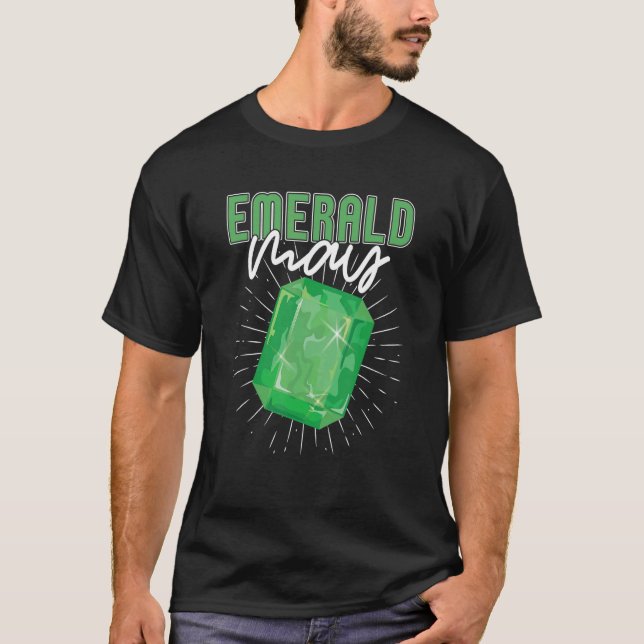 Prospecting Prospector Mining Prospect   Emerald M T-Shirt (Front)