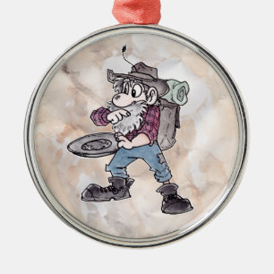 Prospector Metal Tree Decoration