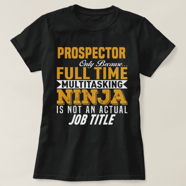Prospector T-Shirt (Design Front)