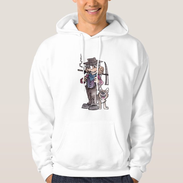Prospector with Dog Hoodie (Front)
