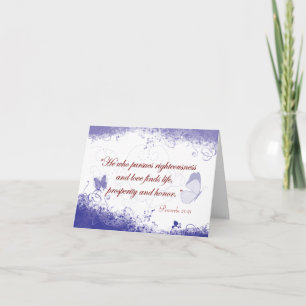 Prosperity Butterfly Notecard