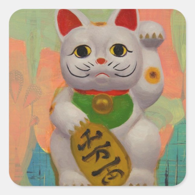 Prosperity Cat Stickers (Front)