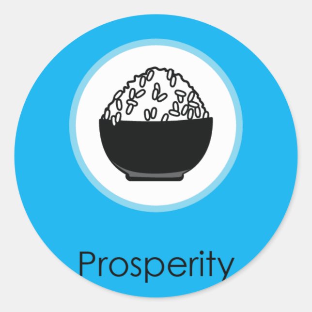 Prosperity Doljabi Doljanchi Dol Korean birthday Classic Round Sticker (Front)