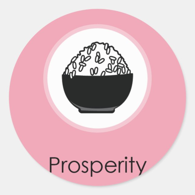 Prosperity Doljabi Doljanchi Dol Korean birthday Classic Round Sticker (Front)