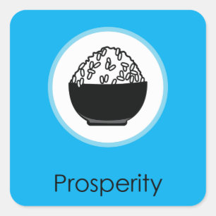 Prosperity Doljabi Doljanchi Dol Korean birthday Square Sticker