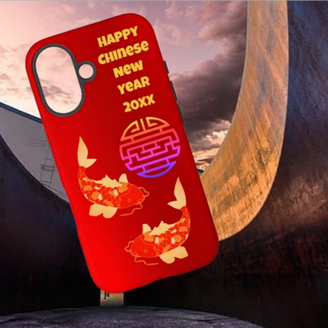 Prosperity Koi Chinese New Year iPhone 16 case (Creator Uploaded)