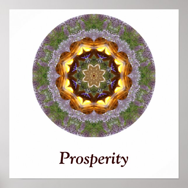 Prosperity Mandala Poster (Front)