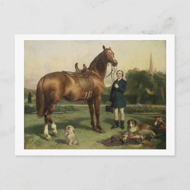 Prosperity (oil on canvas) postcard (Front)