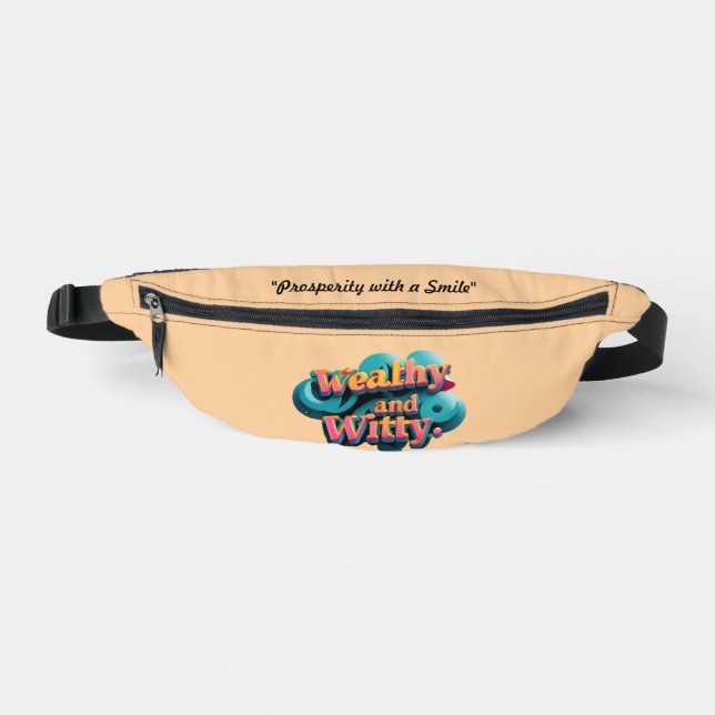 "Prosperity with a Smile" Bum Bags (Front)