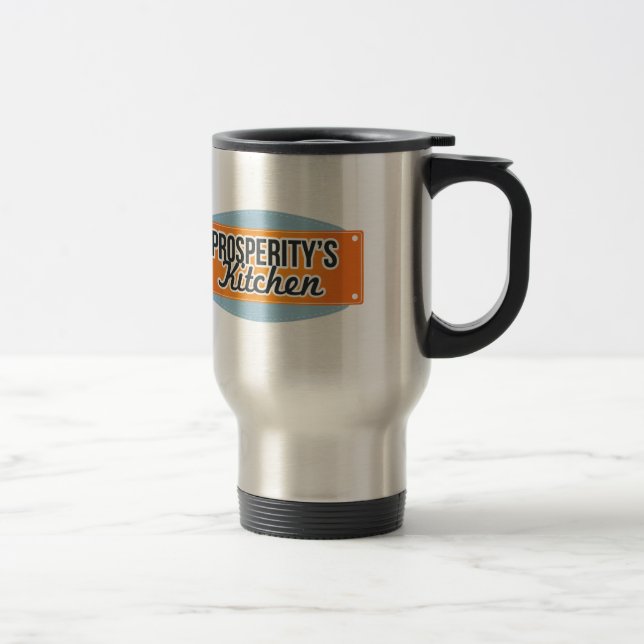 Prosperity's Kitchen Logo Items Travel Mug (Right)