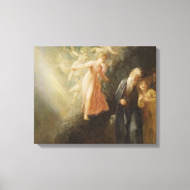 Prospero, Miranda and Ariel, from 'The Tempest', c Canvas Print (Front)