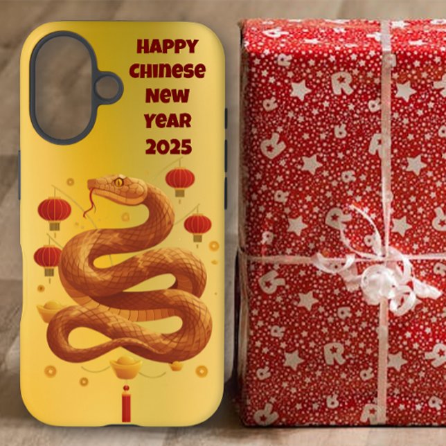 Prosperous Golden Snake iPhone / iPad case (Creator Uploaded)