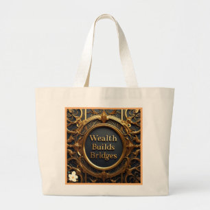 "Prosperous Partnerships" Large Tote Bag