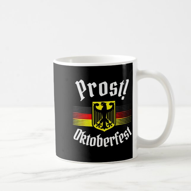 Prost Beer German American Flag Men Mug  (Right)