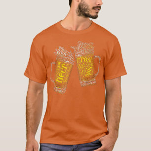 Prost Cheers Oktoberfest Beer Mugs  T-Shirt