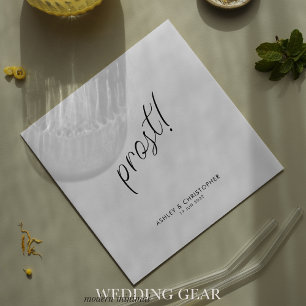Prost! Minimal Any Occasion Cocktail Napkin
