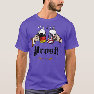 Prost Retro German American Beer Oktoberfest T-Shirt