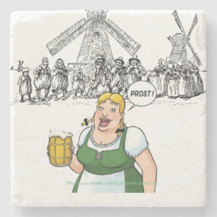 "Prost!" Stone Coaster