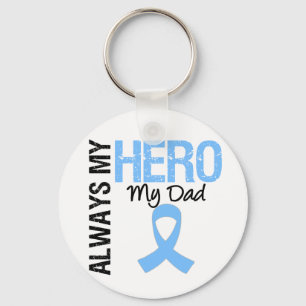 Prostate Cancer Always My Hero My Dad Key Ring