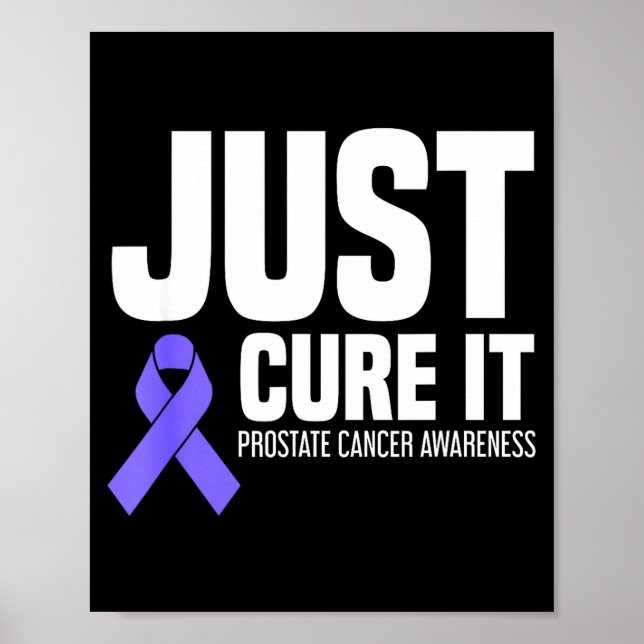 Prostate cancer awareness - just it  poster (Front)