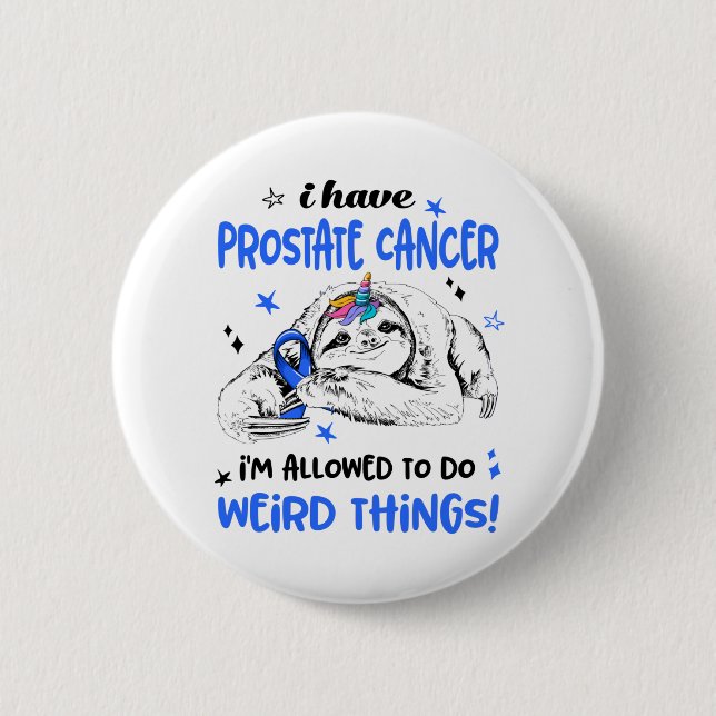 Prostate Cancer Awareness Month Ribbon Gifts 6 Cm Round Badge (Front)