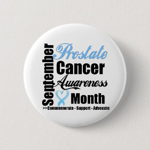 Prostate Cancer Awareness Month v14 6 Cm Round Badge