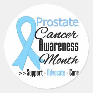 Prostate  Cancer AWARENESS Month v5 Classic Round Sticker