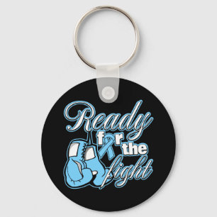 Prostate Cancer Gloves Ready For The Fight Key Ring