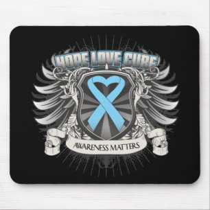 Prostate Cancer Hope Love Cure Mouse Mat