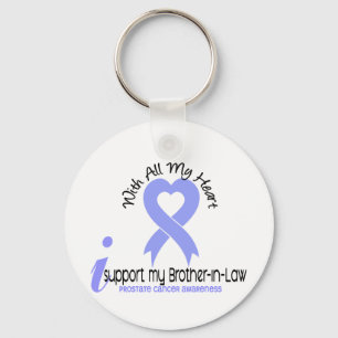PROSTATE CANCER I Support My Brother-In-Law Key Ring