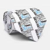 Prostate Cancer Oncologist Collage Tie (Rolled)