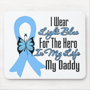 Prostate Cancer Ribbon Hero My Daddy Mouse Mat