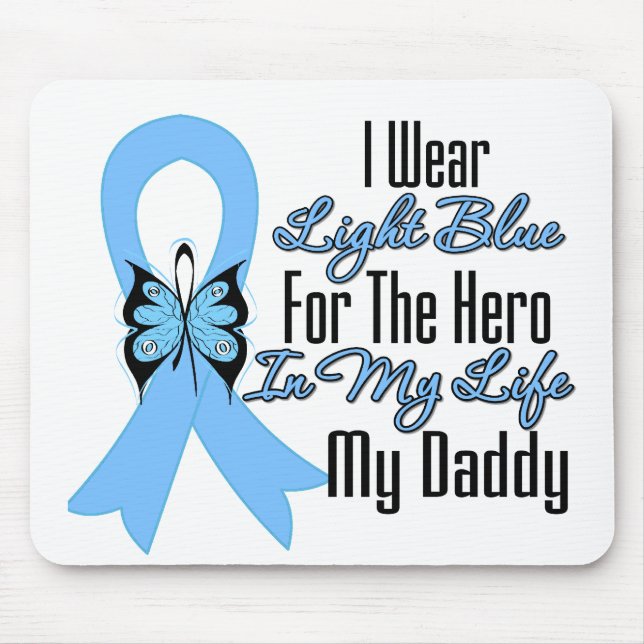 Prostate Cancer Ribbon Hero My Daddy Mouse Mat (Front)