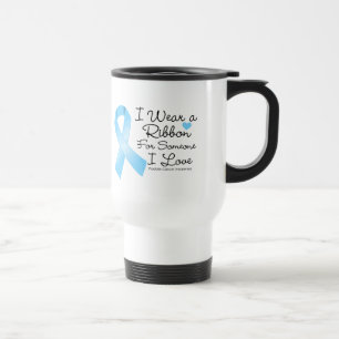 Prostate Cancer Ribbon Someone I Love Travel Mug