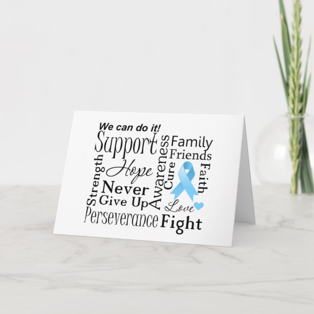 Prostate Cancer Supportive Words Card (Front)