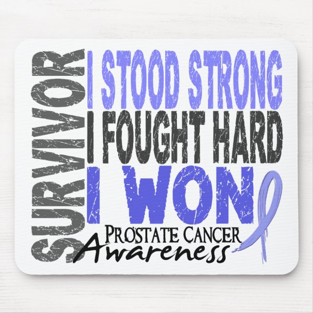 Prostate Cancer Survivor 4 Mouse Mat (Front)