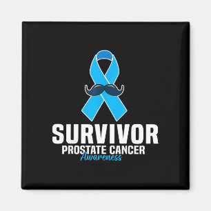Prostate cancer survivor prostate cancer ribbon magnet